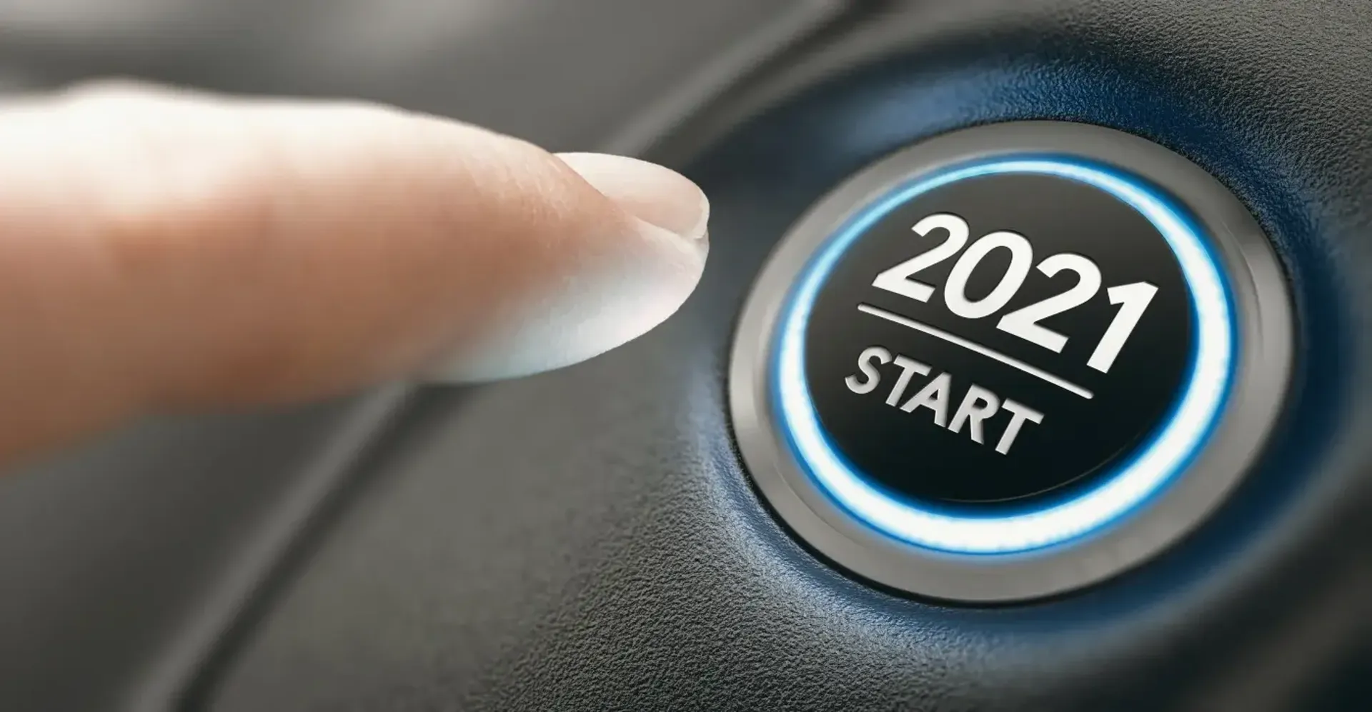 car start stop button with the text '2021 start'