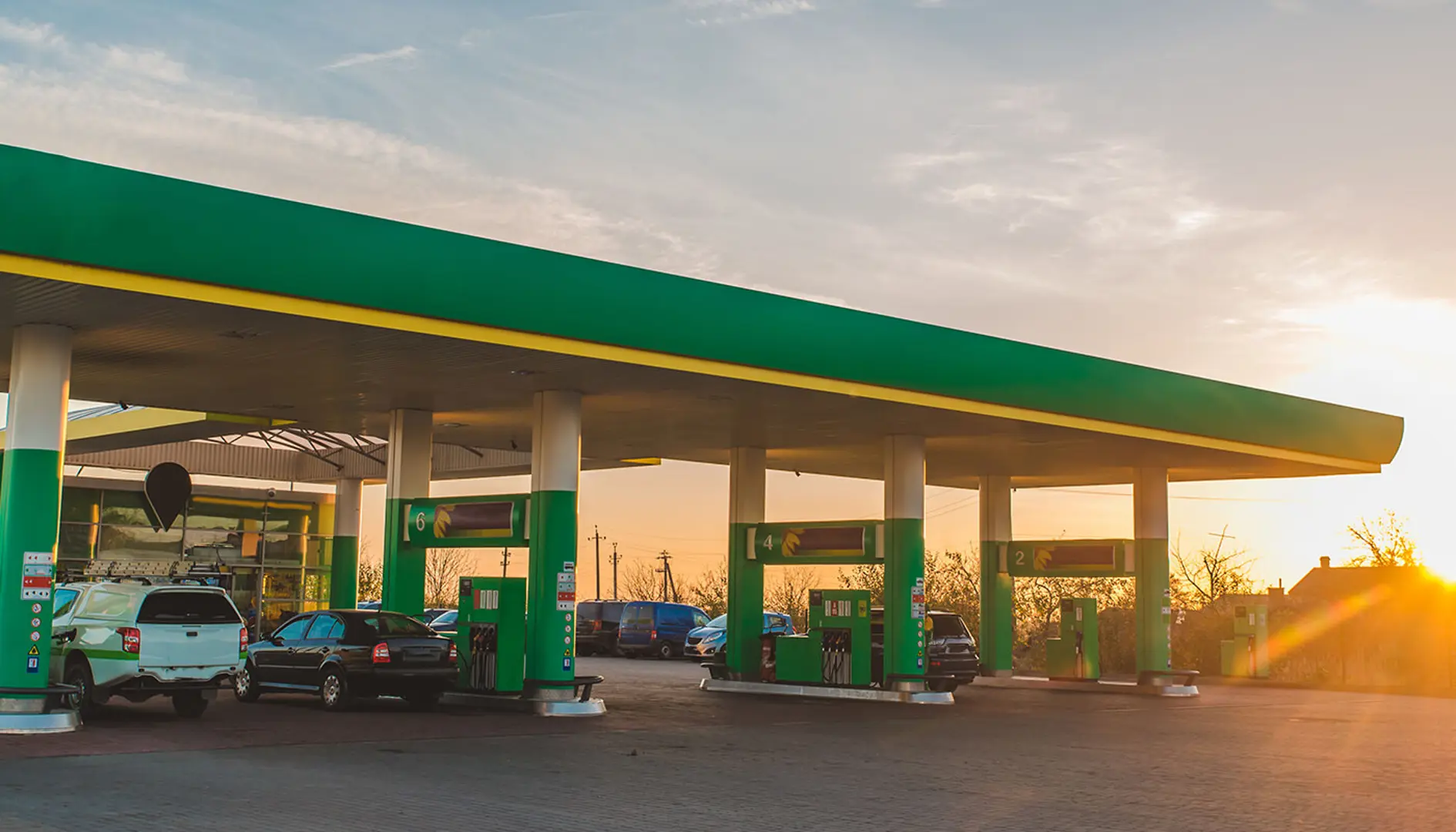Petrol station